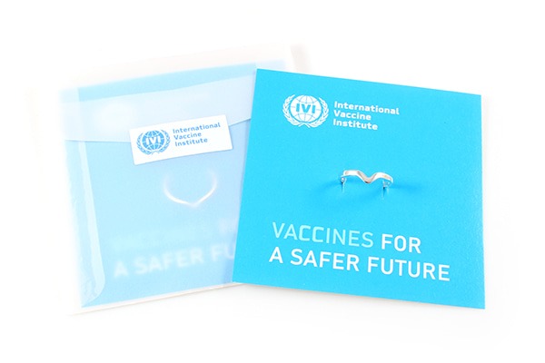 은반지  제작 - 국제 백신 협회 V 은반지 (International Vaccine Institute &#039;V&#039; Silver ling)